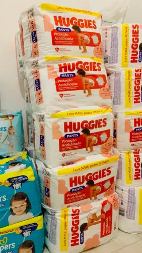 Fralda Huggies shortinho xg