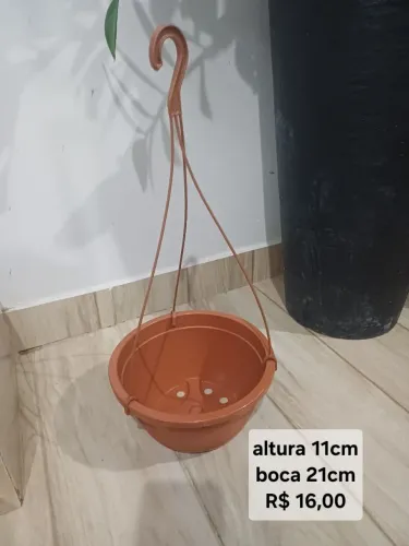 Vaso redondo de plástico 