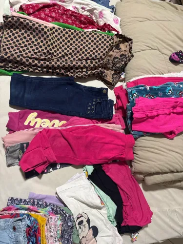 Lote menina 2/3 anos 40 peças + 