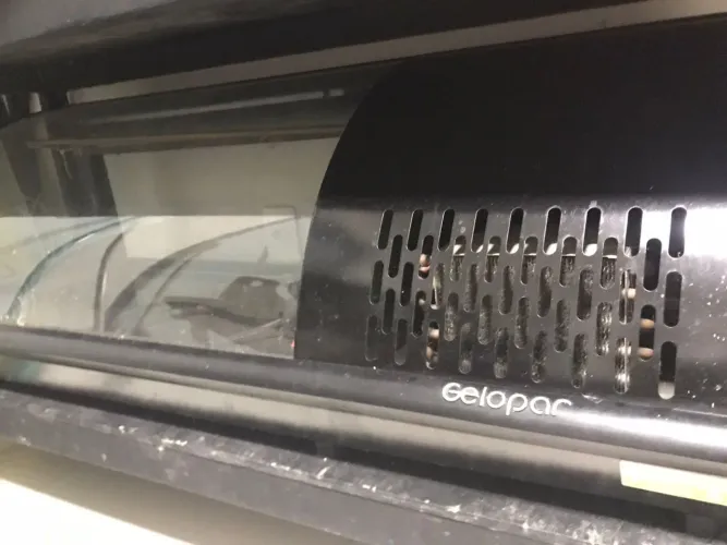 Vitrine/estufa refrigerada sushi de bancada