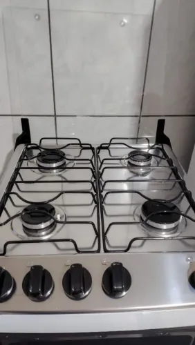 Fogão Atlas Agile Up 4 Bocas com Mesa Inox | Estado de Novo