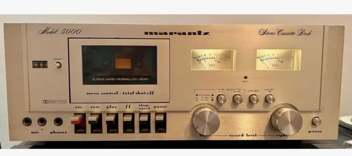 Tape Deck Marantz Model 5000 Vintage - Raridade Anos 70