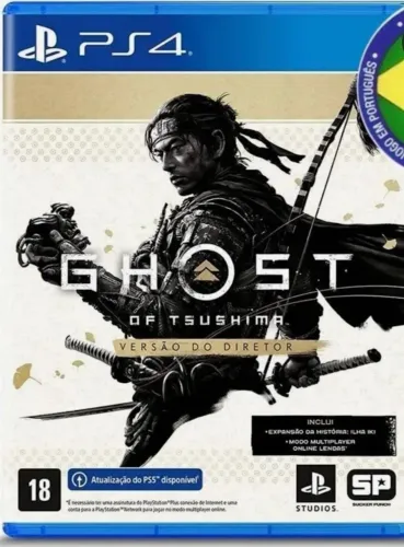 Jogo GHOST OF TSUSHIMA mídia fisica ( Versão do diretor)
