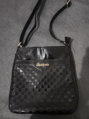 Bolsa Riodeprata vynil preta