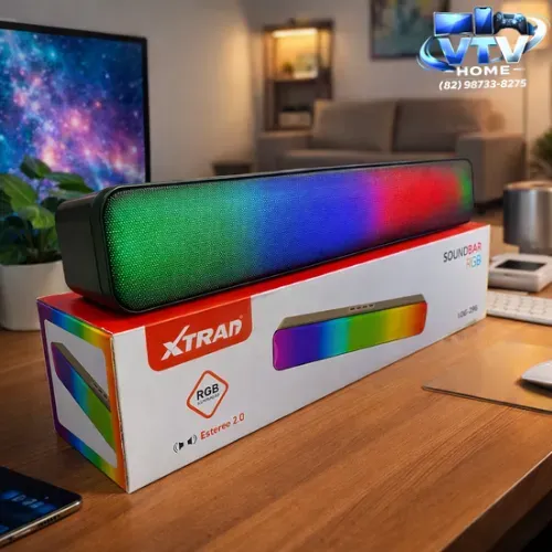Soundbar Xtrad Bluetooth + Entrega Grátis