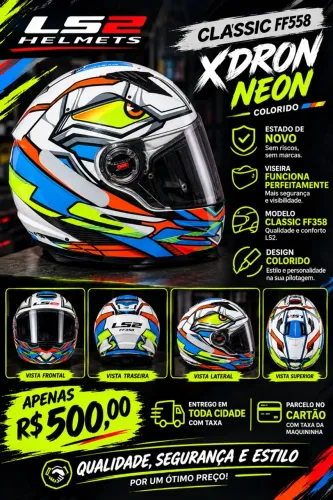 Vendo capacete Ls2