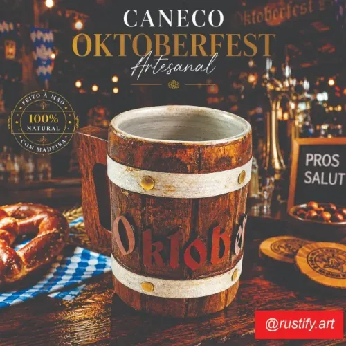 Caneco artesanal estilo Oktoberfest