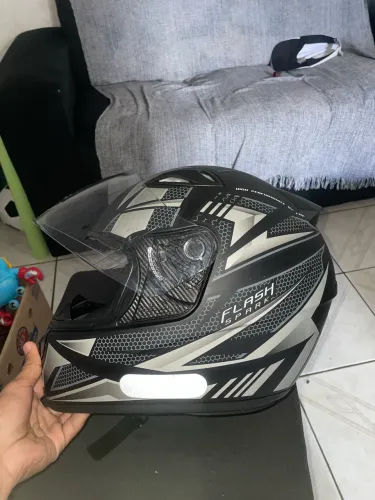 Capacete New Spark Esportivo C/ Narigueira preto fosco, 58