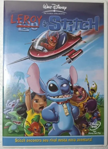 Dvd Leroy & Stitch Original Disney Filme Infantil Raro/ Usado