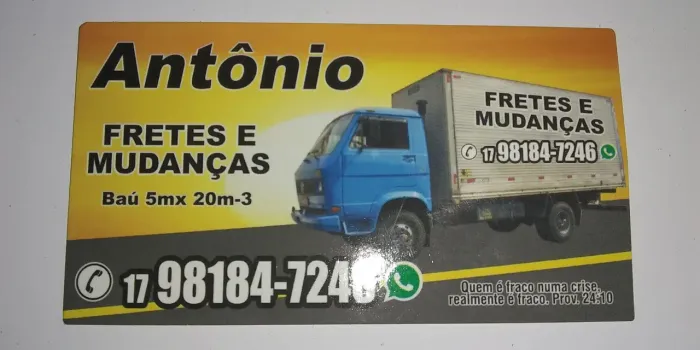 Fretes e Mudanças de domingo a domingo