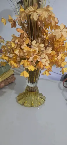 Vaso em murano cristal