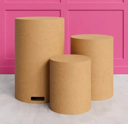 Kit Cilindros Reforçados MDF Decoração Festa