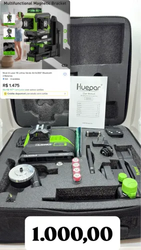 Nível a laser 16 linhas