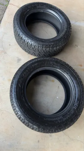 Pneus para sw4 Trailblazer aro 18 semi novos