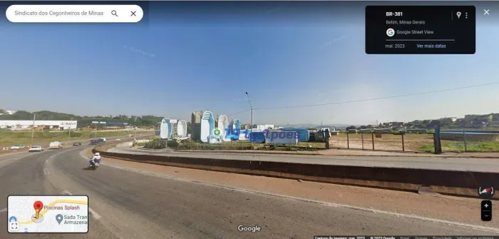 Terreno com 1.000 m² às margens da Rodovia BR 381 em Betim - MG