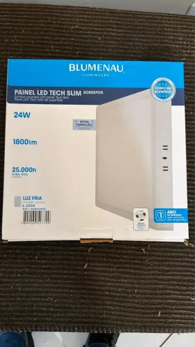 PAINEL LED 24W SOBREPOR (16 UNID)