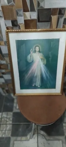 Quadro antigo Jesus.