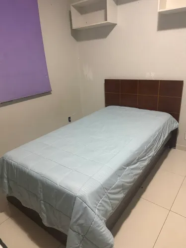 Cama Solteirão com Cama Auxiliar + 1 Colchão | Madeira