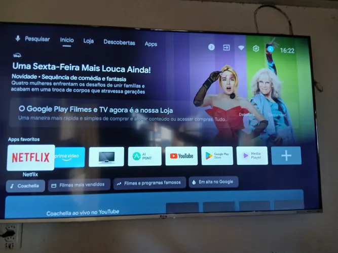 Televisão smart 68 polegadas philco