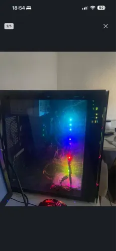* Gabinete Gamer Mid Tower * Lateral em vidro temperado * Frente em vidro temperado