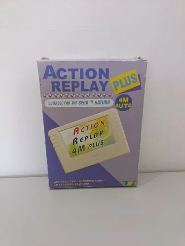 Vendo Cartucho Action Replay Plus 4M Sega Saturn Semi novo 