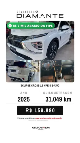 Mitsubishi Eclipse Cross HPE-S 1.5 AWD 165cv Aut. 2025
