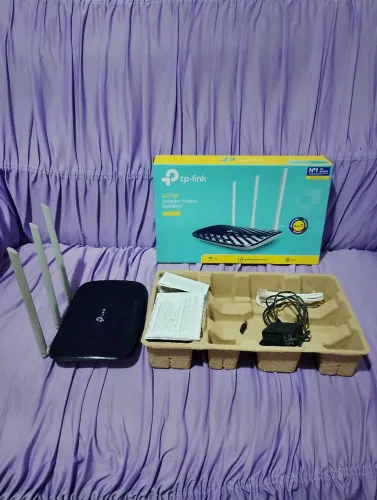 Roteador Wireless com 3 Antenas TP-LINK Archer C20W AC750