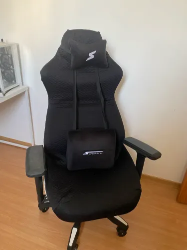 Cadeira gamer com capa superframe