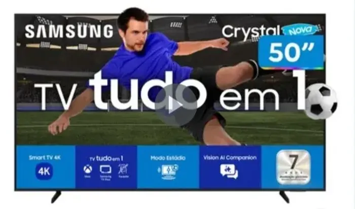 Tv Crystal Samsung 50 polegadas