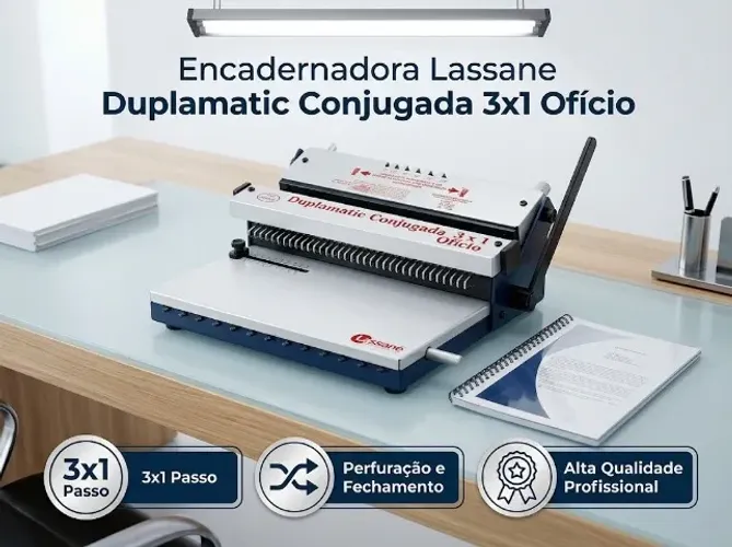 Encadernadora Wire-o 3X1 Lassane