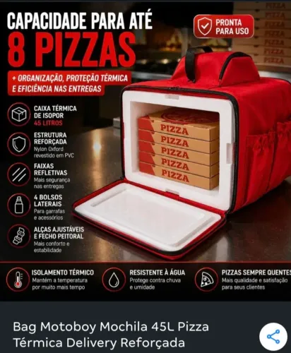 MOCHILA ? TÉRMICA 45Ltrs ?NUNCA USADA?