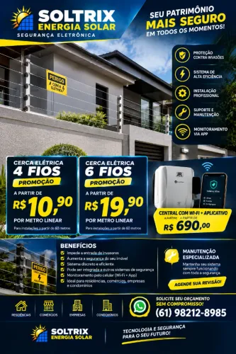 CERCA ELETRICA APARTIR R$ 10.90