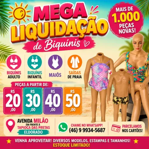 FEIRÃO DE BIQUÍNIS