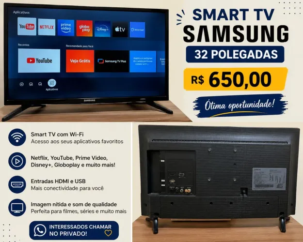 SMART TV 32' SAMSUNG
