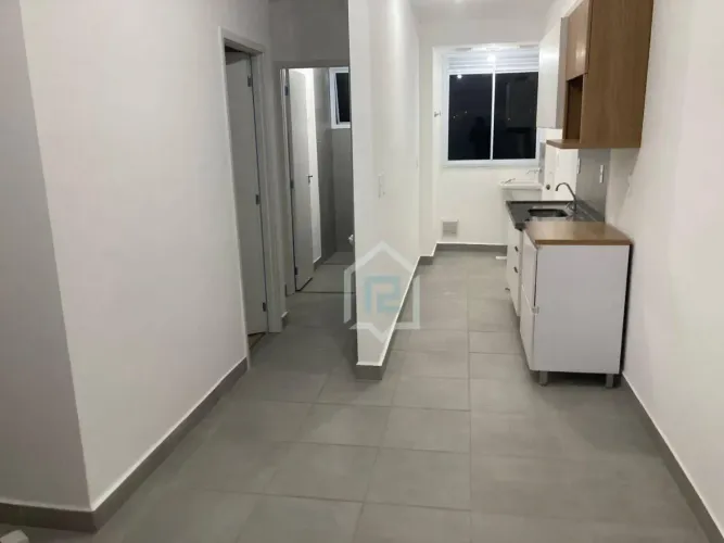 Apartamento com 2 dormitórios para alugar, 45 m² por R$ 2.082,00/mês - Villa Flora Residen