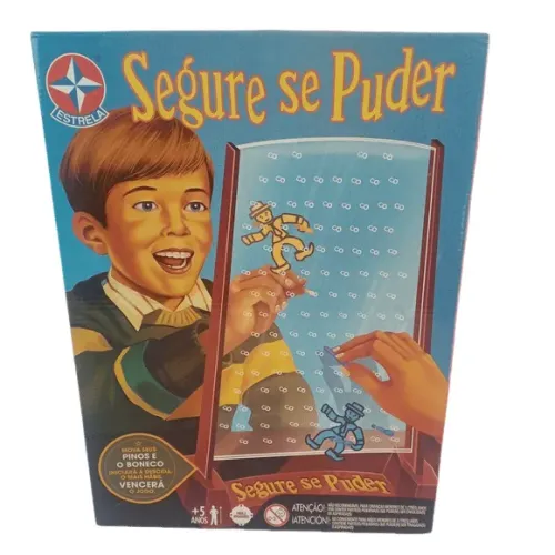 JOGO SEGURE SE PUDER ESTRELA VINTAGE - NOVO E LACRADO