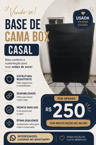Base de Cama Box Casal