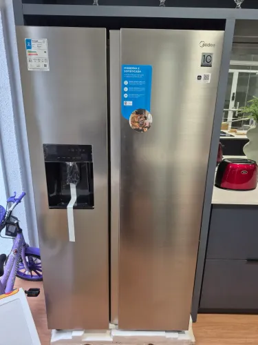 Refrigerador sid by sid 570 litros maquina de gelo e agua na porta