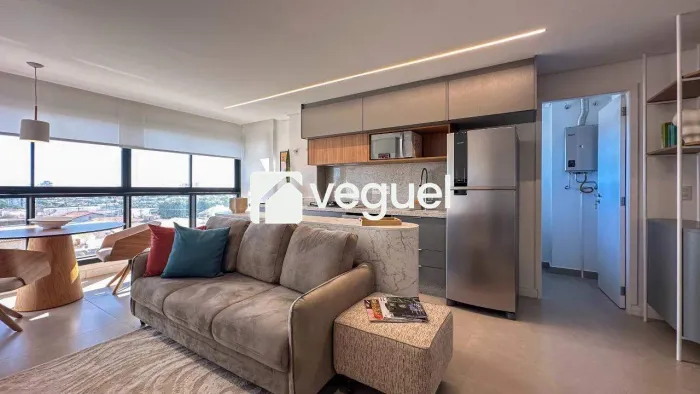 Apartamento mobiliado de 66m² com 2 quartos, 2 suítes para alugar no bairro Nova Campinas,