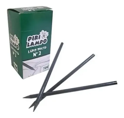 Lápis N2º Preto Piri Lampo