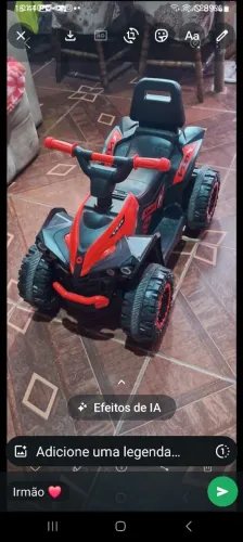 Quadriciculo infaltil elétrico 