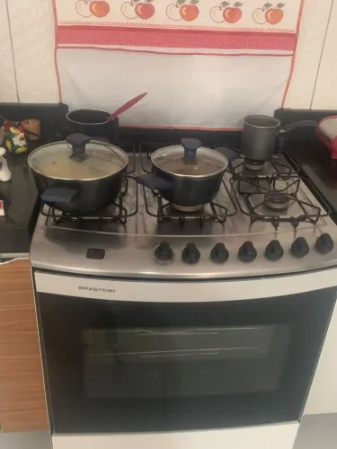 Fogão 6 bocas Brastemp