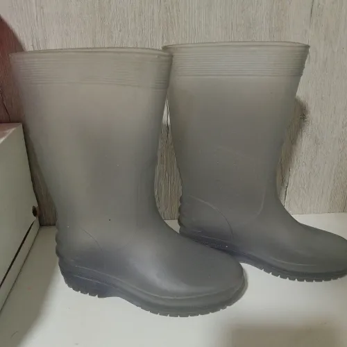 Bota galocha transparente infantil 
