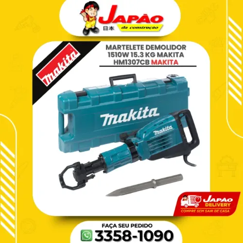 Martelete Demolidor 1510w 15.3 Kg Makita Hm1307cb Oferta Por Tempo Limitado