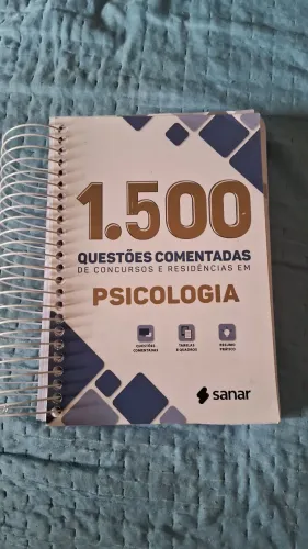 Livro de Concurso 1500 Questões de Psicologia da Sanar