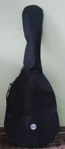 Violão Elétrico Clássico De Aço Cutaway Vogga Vce300, com capa