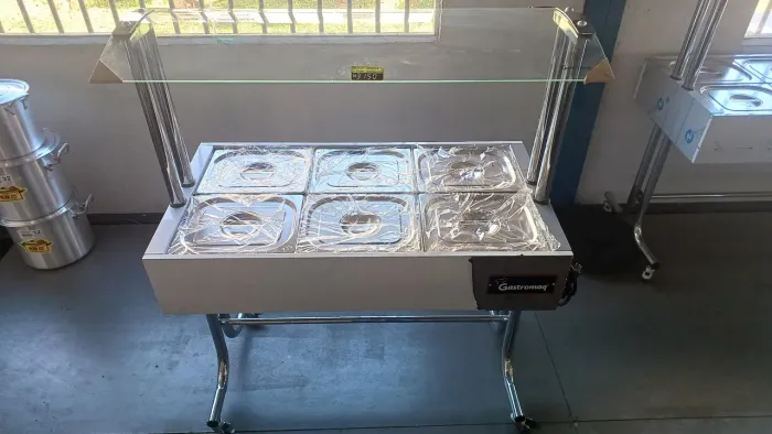 Buffet Térmico 6 Cubas Quentes 220V - Gastromaq