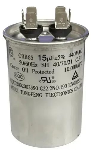 Capacitor 15 Uf ±5% 440 Vac Anhui Tongfeng