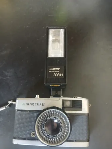 Maquina fotografica antiga