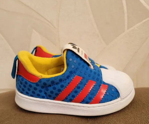 Tênis baby Adidas Superstar 360 X Lego